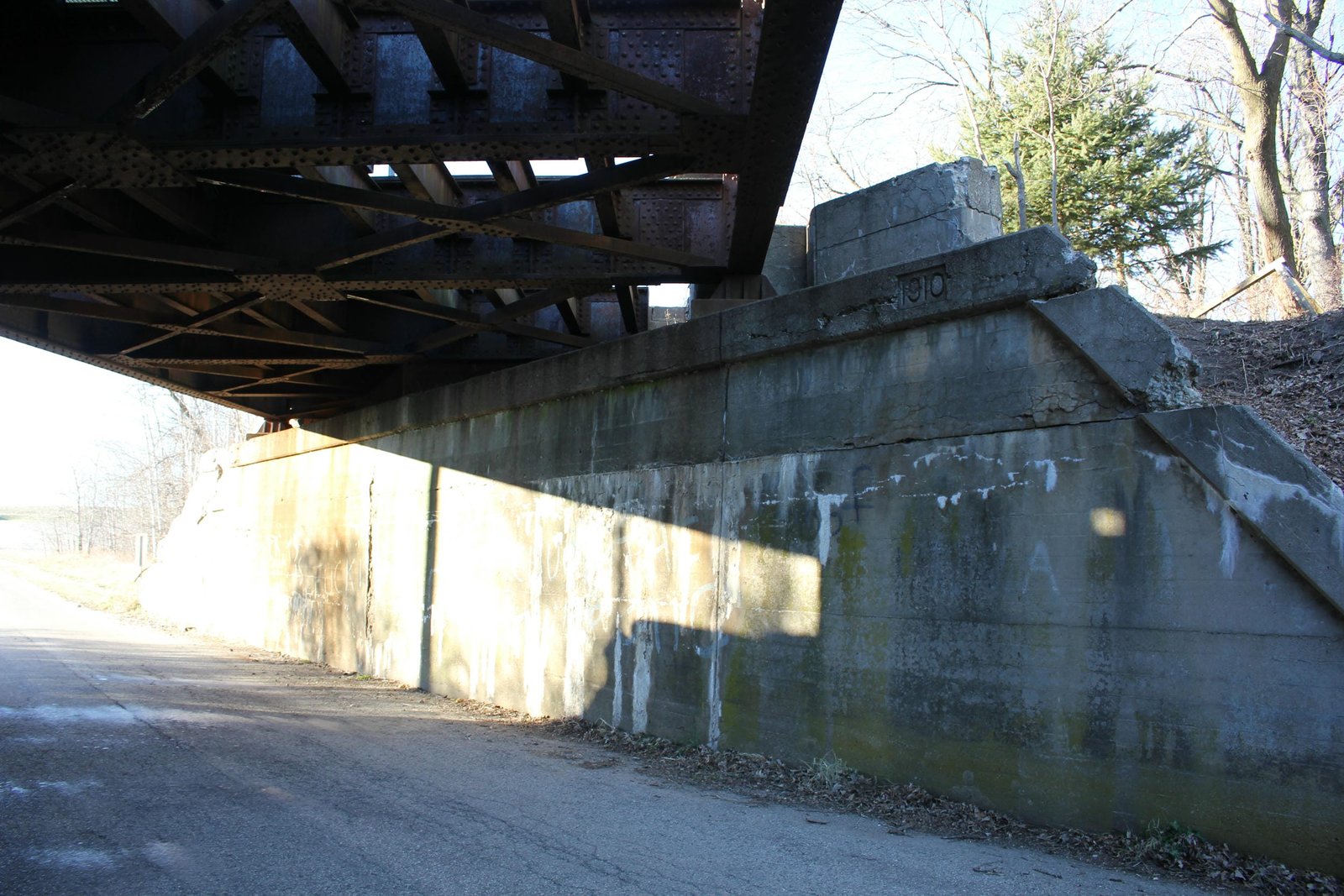 Under bridge